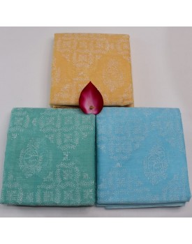 KOTA DORIA SOFT COTTON "BLOCK PRINT" SAREE
